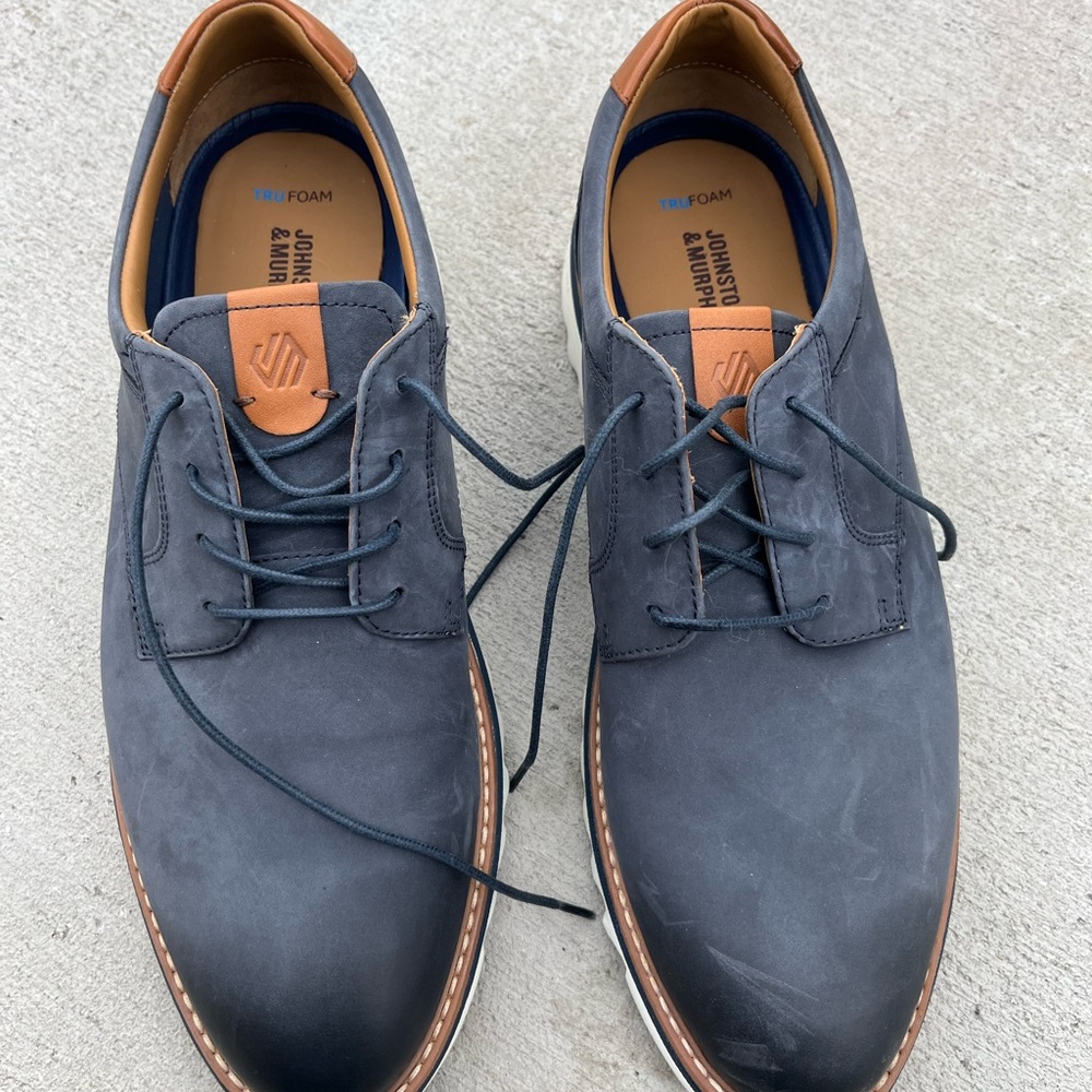 Johnston & Murphy Braydon Plain Toe Men’s Shoes, Size 10.5